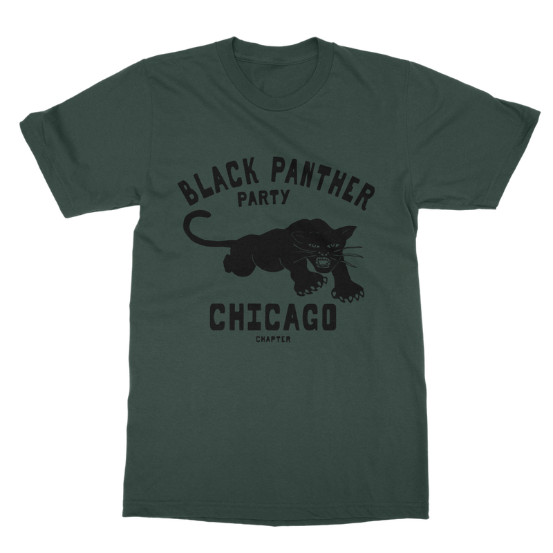 BLACK PANTHER PARTY CHICAGO T SHIRT