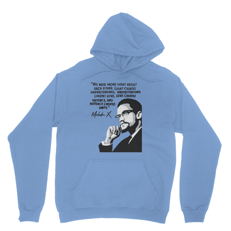 malcolm-x-graphic-quote hoodie