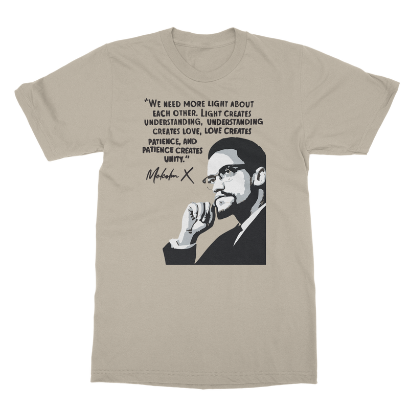 malcolm-x-graphic-quote t-shirt