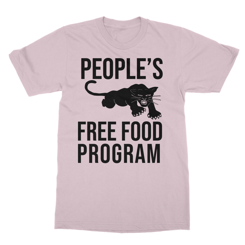 black panther free food program shirt