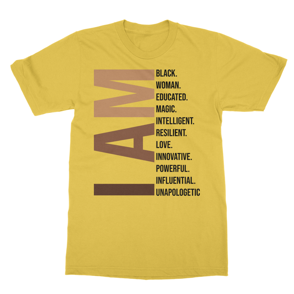 Educated Black Girl Magic T Shirt - Unapologetically Black T-Shirt Educated Black Girl Magic T Shirt - Unapologetically Black T-Shirt