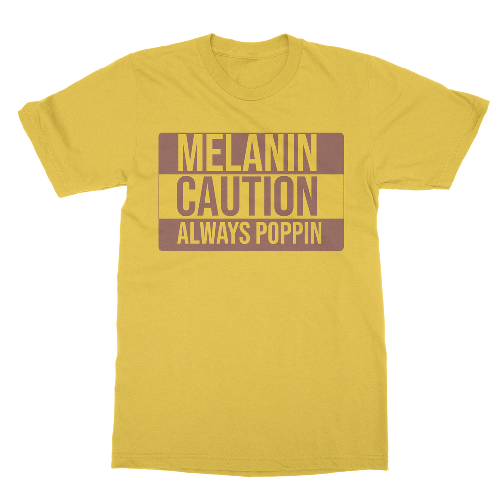 Yellow hot sale melanin shirt
